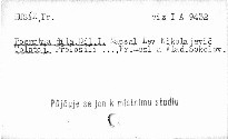 Posmrtná díla
                        (Díl 1)
                    