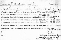 Regesta fondu Militare ...