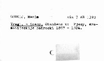 Pjesy,dramatičeskije nabroski 1897-1906
