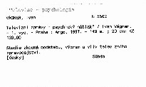 Televizní zprávy - psychický nátlak?
