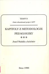 Kapitoly z metodologie pedagogiky