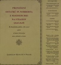 Přenesení ostatků sv. Norberta z Magdeburku na Strahov