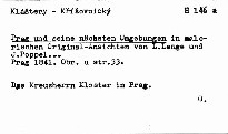 Prag und seine nächsten Umgebungen