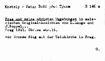 Prag und seine nächsten Umgebungen