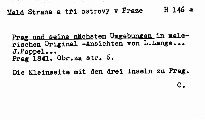 Prag und seine nächsten Umgebungen