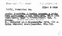 Paměti Františka J. Vaváka, souseda a rychtáře milčického z let 1770-1816
                        (Kniha 3, část 1,)
                    
