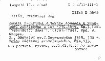 Paměti Františka J. Vaváka, souseda a rychtáře milčického z let 1770-1816
                        (Kniha 3, část 1,)
                    