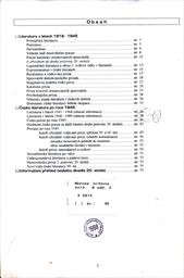 Přehled české literatury 20. století