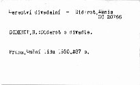 Diderot o divadle