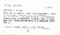 Úvod do divadelní vědy (Teatrologie)