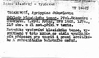 Základy klasického tance