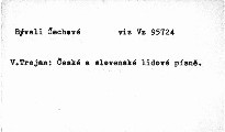 České a slovenské lidové písně