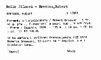 Poznámky o kinematografu