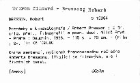 Poznámky o kinematografu