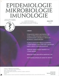 Epidemiologie, mikrobiologie, imunologie