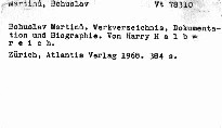 Bohuslav Martinů