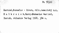 Bohuslav Martinů
