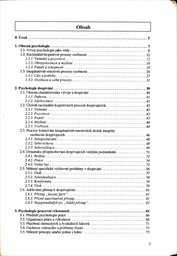Přehled psychologie obecné, dospívání a pracovní výkonnosti
