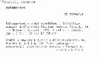Informazioni e studi vivaldiani