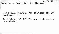 Slovenské ĺudové hudobné nástroje