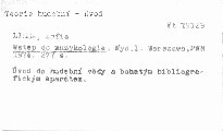 Wstep do muzykologie