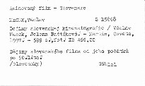 Dejiny slovenskej kinematografie