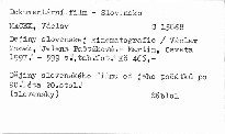 Dejiny slovenskej kinematografie