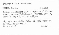 Dejiny slovenskej kinematografie