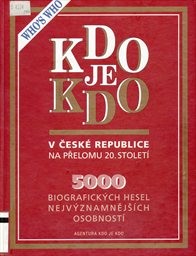 Kdo je kdo v České republice na přelomu 20. století