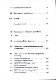 V&yacute;znam a komunikace