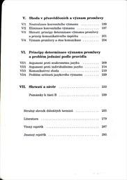 V&yacute;znam a komunikace