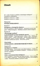 Psychologie inteligence