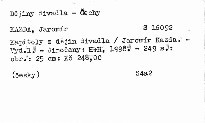 Kapitoly z dějin divadla