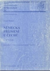 Německá příjmení u Čechů
(Sv. 2)