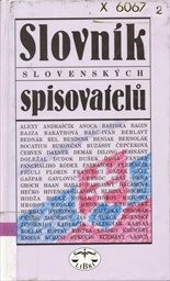 Slovn&iacute;k slovensk&yacute;ch spisovatelů