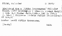 Návštěvní den u Jiřího Grossmanna