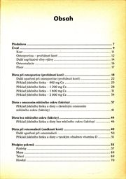 Dieta při odvápnění kostí