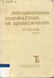 Mikroekonomie soun&aacute;ležitosti se společenstv&iacute;m