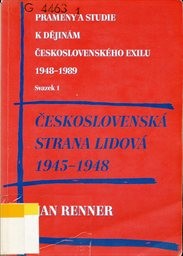 Československá strana lidová 1945-1948