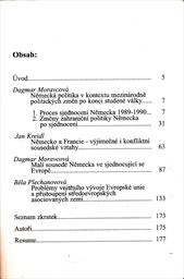 Evropsk&aacute; politika sjednocen&eacute;ho Německa 1990-1999