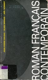 Roman fran&ccedil;ais contemporain