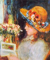 Lesendes Mädchen