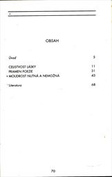 Láska, poezie, moudrost