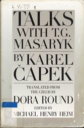 Talks with T. G. Masaryk