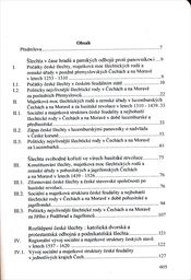 Česk&aacute; šlechta a feudalita ve středověku a ran&eacute;m novověku