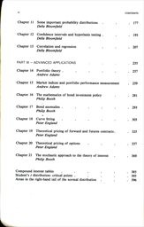 Investment mathematics and statistics