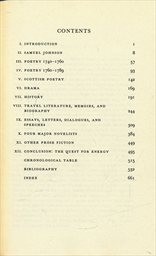 The age of Johnson 1740-1789