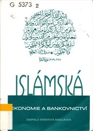 Isl&aacute;msk&aacute; ekonomie a bankovnictv&iacute;