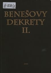 Benešovy dekrety
                        ([Díl] 2)
                    