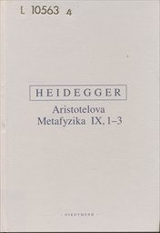 Aristotelova Metafyzika IX, 1-3